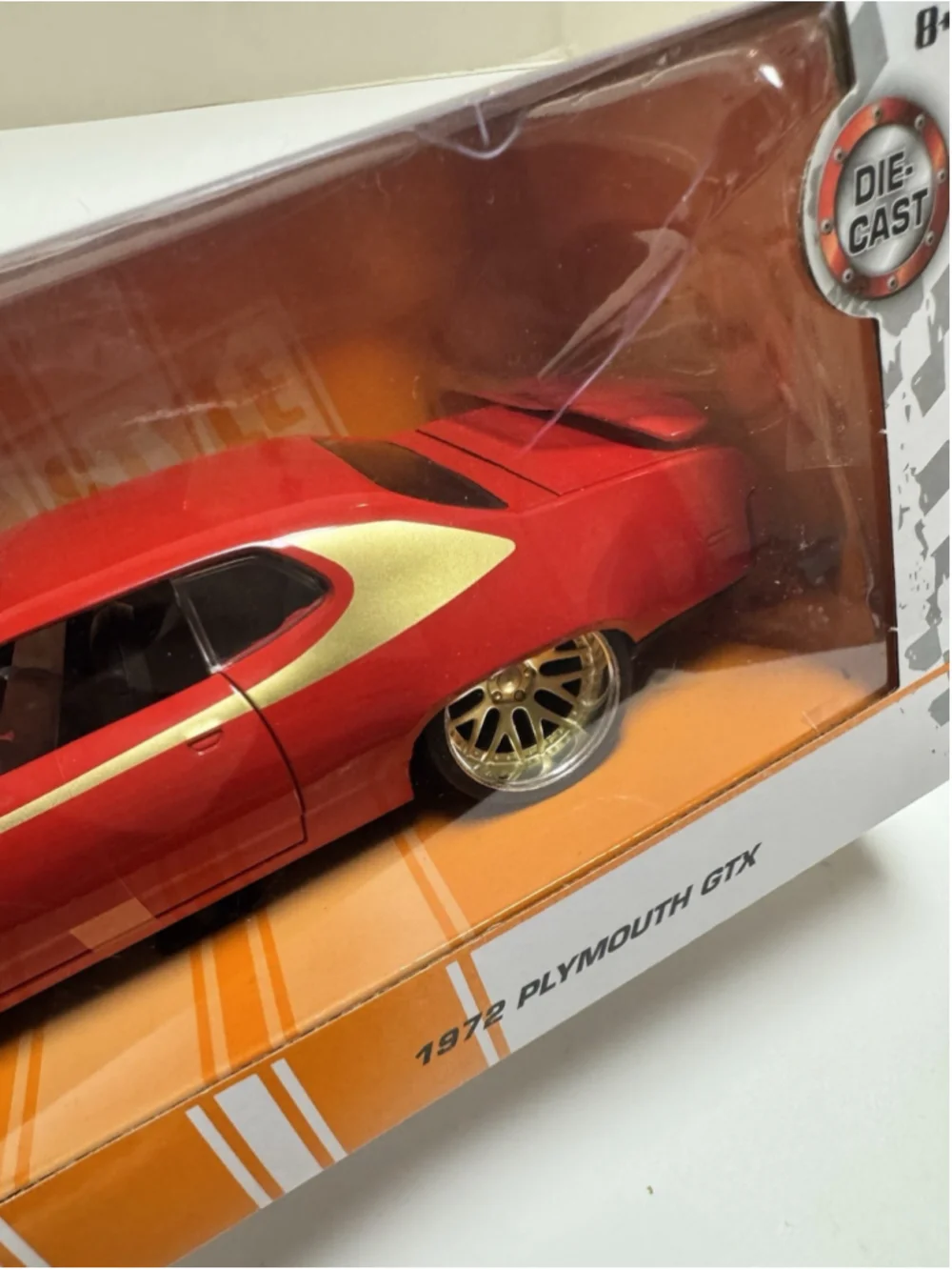 NEW 2023 JADA BIG TIME MUSCLE 1972 PLYMOUTH GTX 1:24 SCALE DIE-CAST